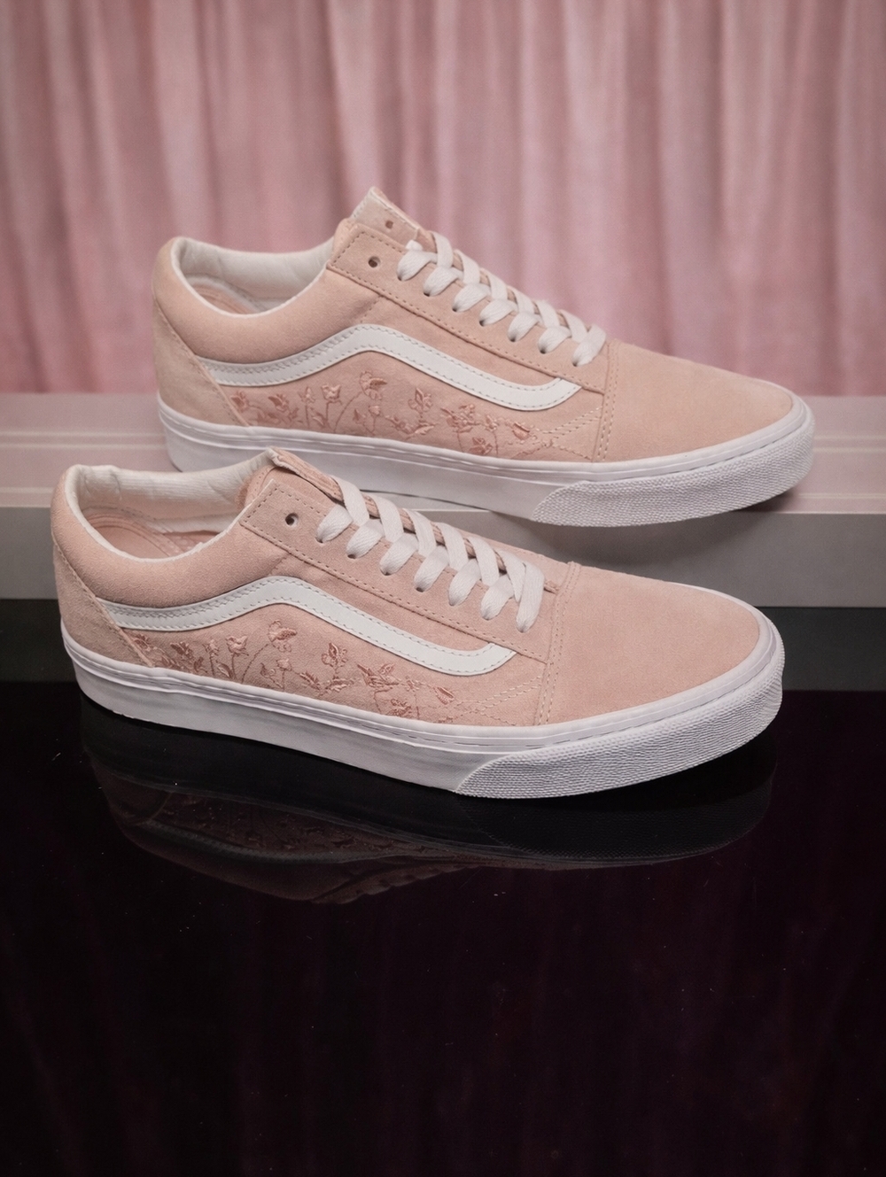 Vans Old Skool Ditsy Bloom Sepia Rose – Men’s 9 / Women’s 10.5